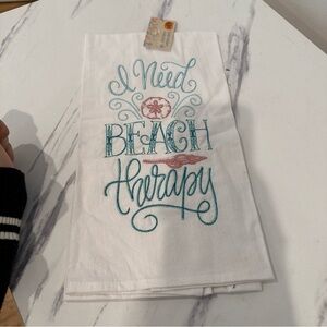 Cracker Barrel I need beach therapy flour sack towel with tags